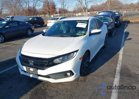 2019 Honda Civic Sport from USA, damaged, VIN 2HGFC2F80KH538756